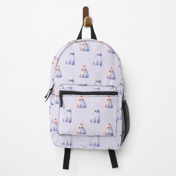 Item preview, Pastel Kawaii Ghost Pumpkin Halloween Seamless Watercolor Pattern Dreams designed and sold by EL-Lebedenko.