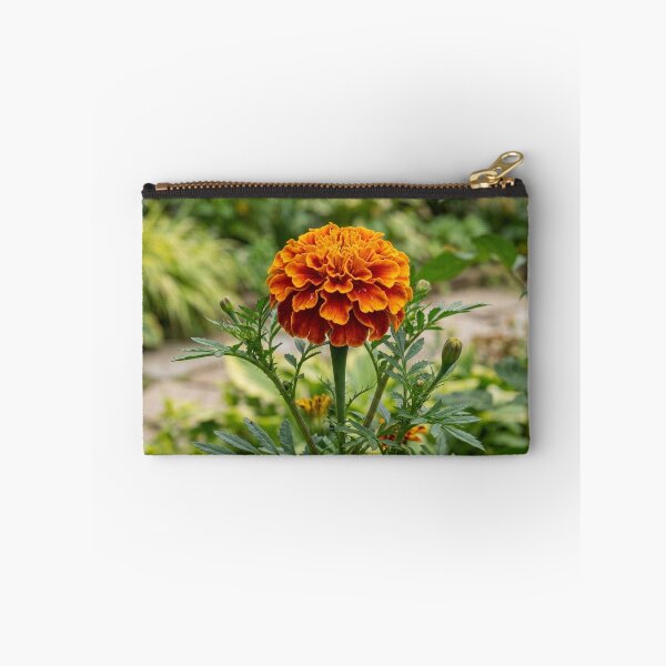 Item preview, Flamboyant French Marigold – Orange and Red Botanical Flower designed and sold by manuiatane.