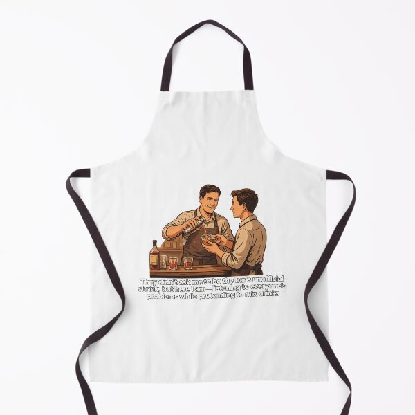 Item preview, Barkeeper with a Side of Whiskey designed and sold by NiftyWrx.