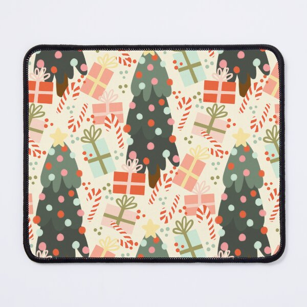 Item preview, Christmas trees, presents and candy canes designed and sold by studioaudrea.