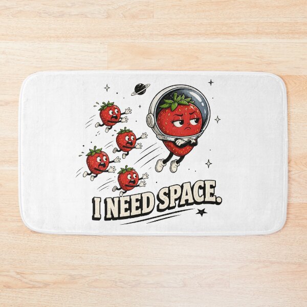 Item preview, I Need Space – Funny Strawberry Astronaut designed and sold by Lily Lola.