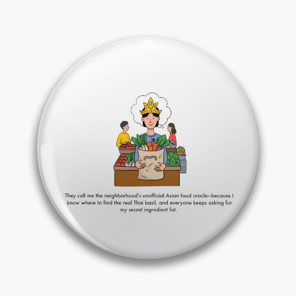 Item preview, Asian Food Oracle with Thai Basil designed and sold by NiftyWrx.