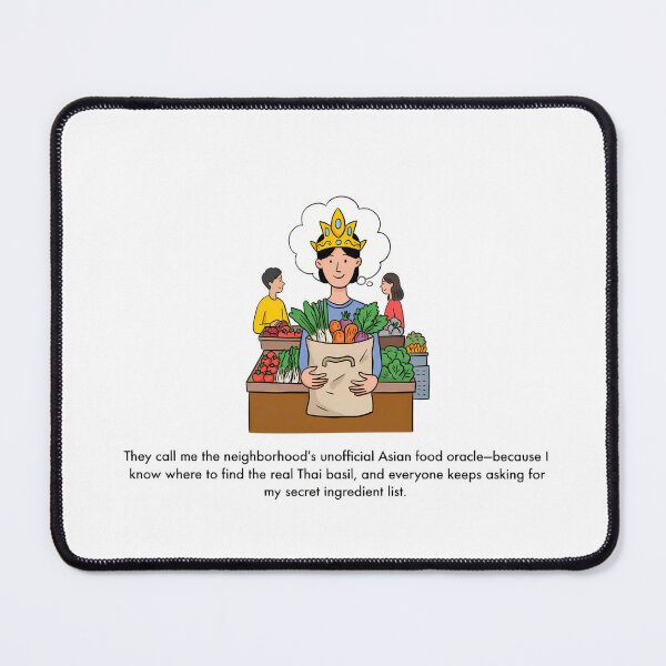 Item preview, Asian Food Oracle with Thai Basil designed and sold by NiftyWrx.