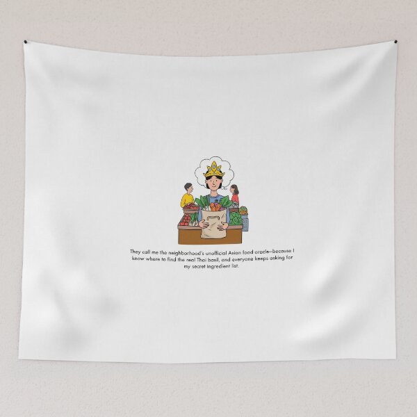 Item preview, Asian Food Oracle with Thai Basil designed and sold by NiftyWrx.