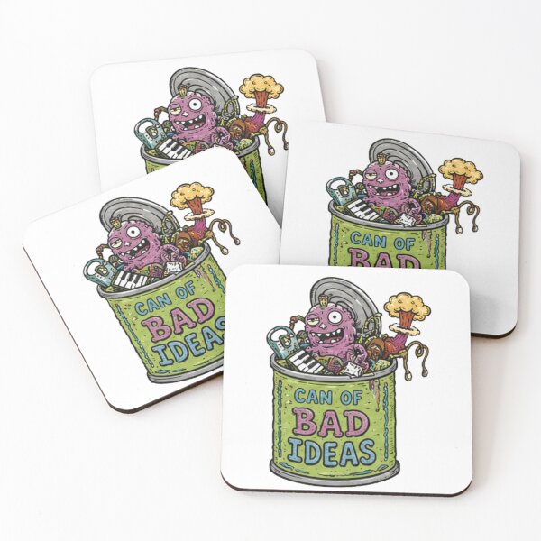 Item preview, Can Of Bad Ideas Funny Monster Art designed and sold by posak.