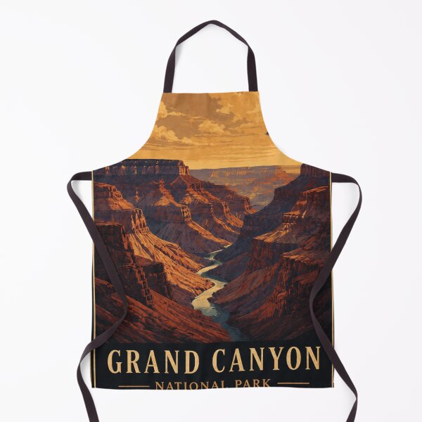Item preview, Grand Canyon National Park Vintage Poster - Arizona Desert Travel Wall Art designed and sold by Watchyyy.