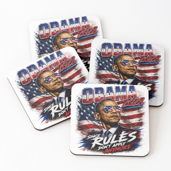 Item preview, Obama 2028 - Since Rules Don't Apply Anymore - Cool Retro President designed and sold by Neurospicy Trolls.
