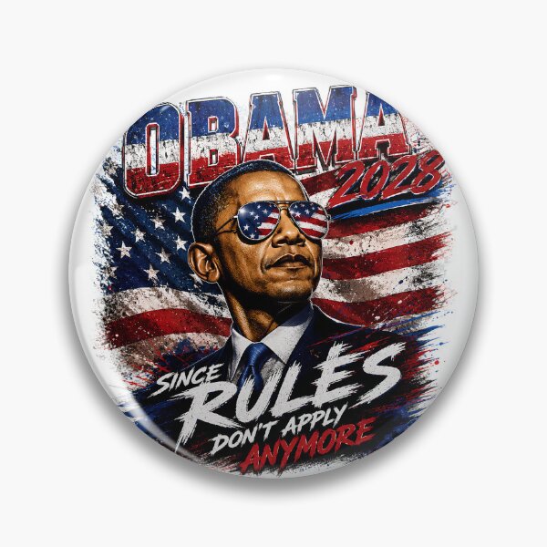 Item preview, Obama 2028 - Since Rules Don't Apply Anymore - Cool Retro President designed and sold by Neurospicy Trolls.