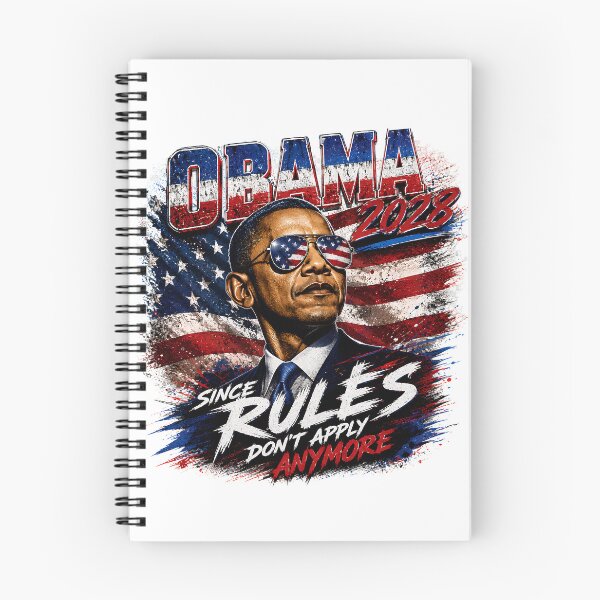 Item preview, Obama 2028 - Since Rules Don't Apply Anymore - Cool Retro President designed and sold by Neurospicy Trolls.