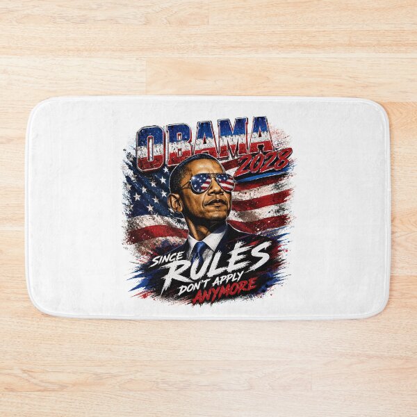 Item preview, Obama 2028 - Since Rules Don't Apply Anymore - Cool Retro President designed and sold by Neurospicy Trolls.