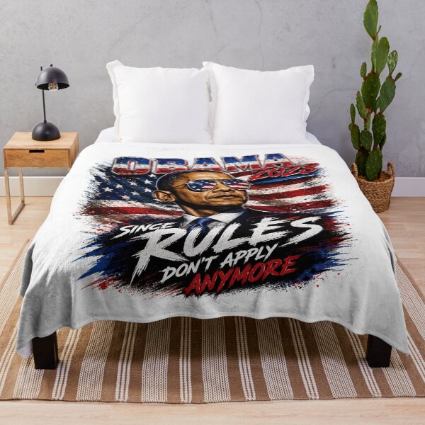 Item preview, Obama 2028 - Since Rules Don't Apply Anymore - Cool Retro President designed and sold by Neurospicy Trolls.