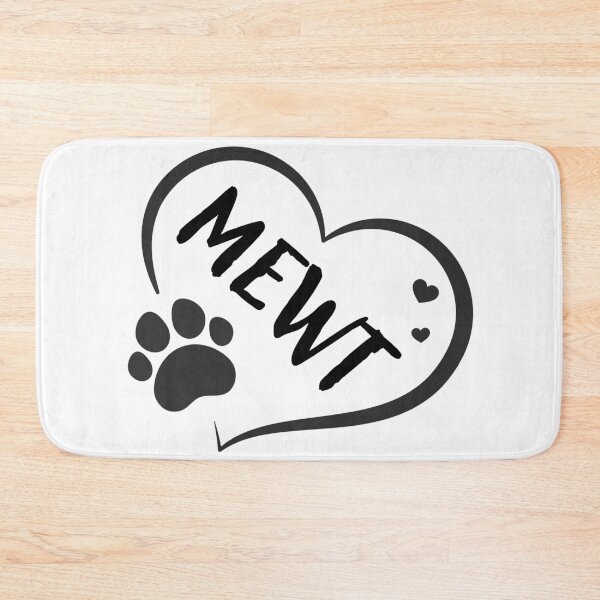 Item preview, Mewt cat in a heart with a paw, great gift for dog or cat owners  designed and sold by OCS1337.