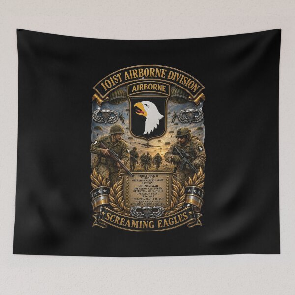 Item preview, Army - 101st Airborne Division - Screaming Eagles - Collage - 3D - Enhanced designed and sold by Military Insignia Products.