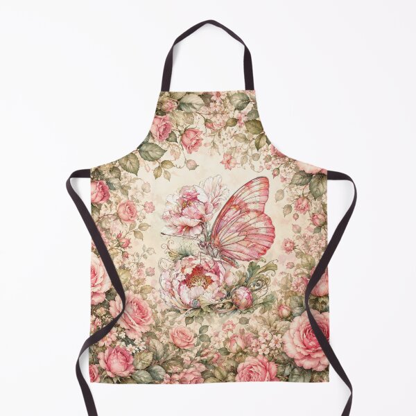 Item preview, Vintage Pink Butterfly Botanical Garden designed and sold by Pure Craft.