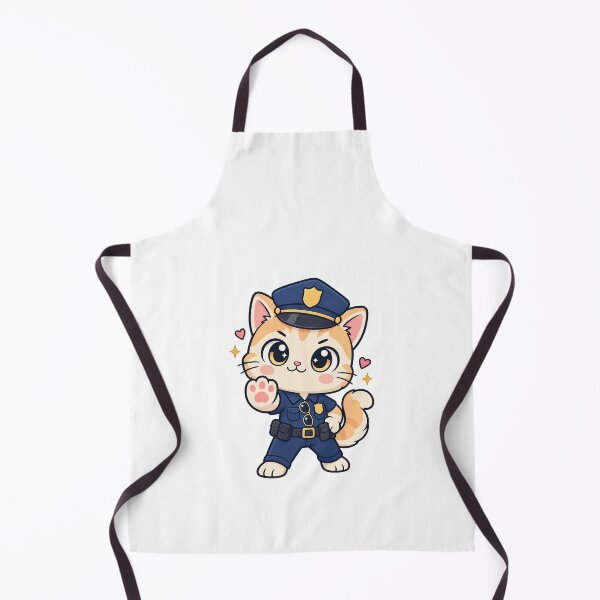 Item preview, Cute Police Cat Patrol Officer designed and sold by HoopeStylee.