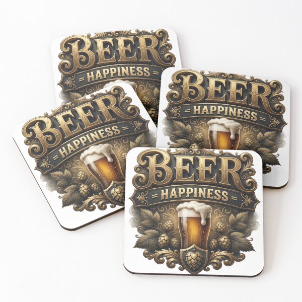 Item preview, Beautiful Red BEER HAPPINESS designed and sold by dazzlemakers.