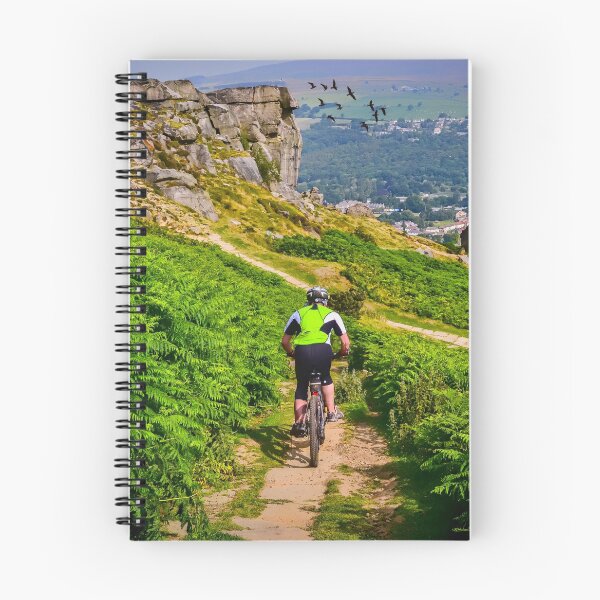 Item preview, Mountain biking on Ilkley Moor. designed and sold by Colin Metcalf.