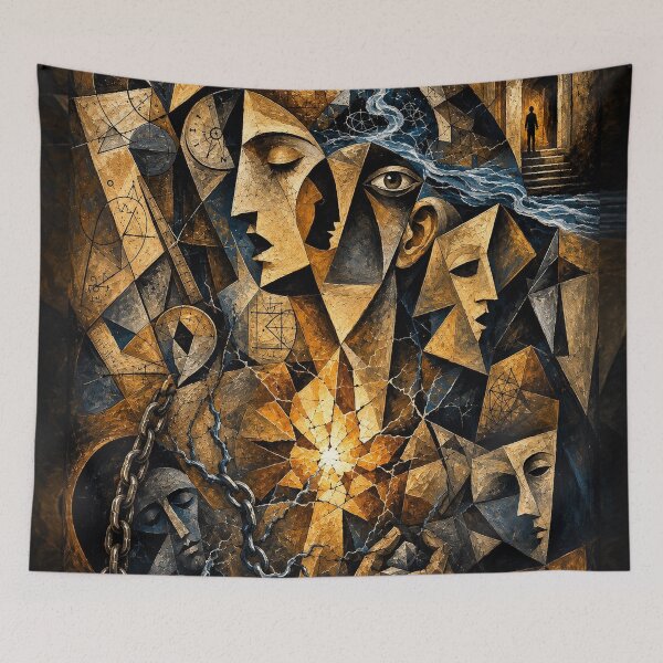Item preview, Fractured Between Memory and Release designed and sold by Cubist-Variant.