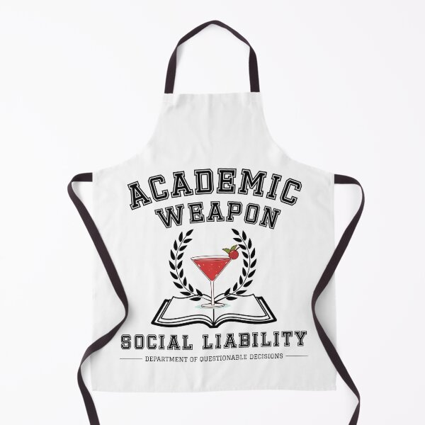 Item preview, Academic Weapon Social Liability | Funny College Drinking Student Shirt designed and sold by luckyhue.