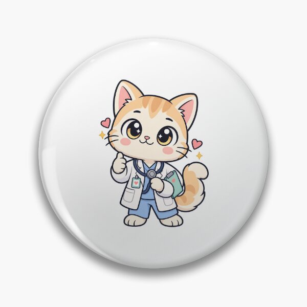 Item preview, Kawaii Cat Doctor Ready To Help designed and sold by HoopeStylee.