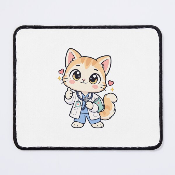 Item preview, Kawaii Cat Doctor Ready To Help designed and sold by HoopeStylee.