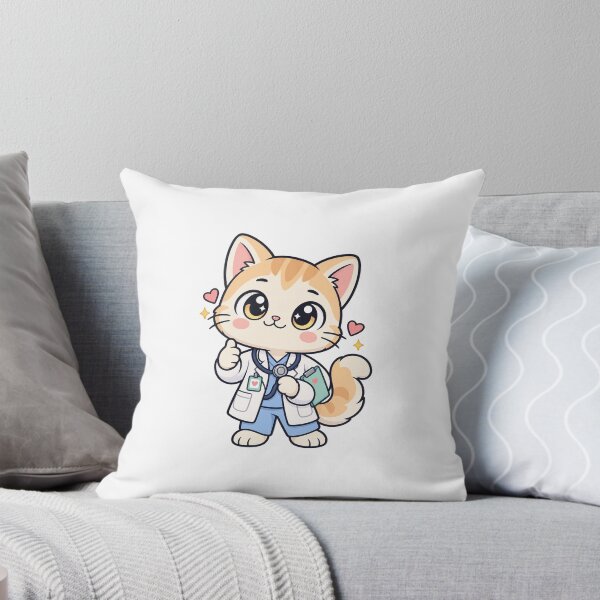 Item preview, Kawaii Cat Doctor Ready To Help designed and sold by HoopeStylee.