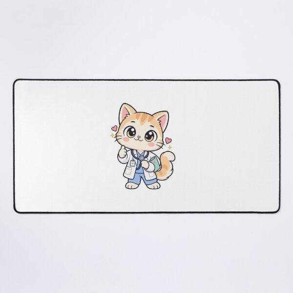 Item preview, Kawaii Cat Doctor Ready To Help designed and sold by HoopeStylee.