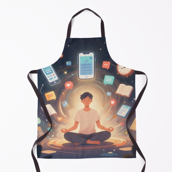 Item preview, Digital Detox Meditation in a Busy Online World designed and sold by yosmosverse .