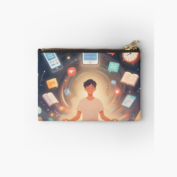 Item preview, Digital Detox Meditation in a Busy Online World designed and sold by yosmosverse .