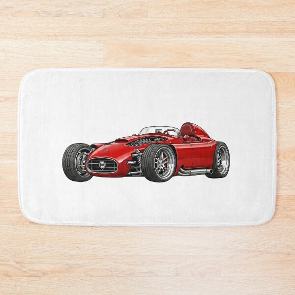 Item preview, 1955 Lancia D50 Vintage F1 Grand Prix Racing Car Illustration designed and sold by Motorline44.