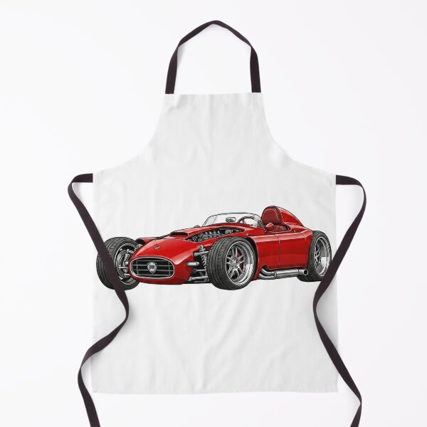 Item preview, 1955 Lancia D50 Vintage F1 Grand Prix Racing Car Illustration designed and sold by Motorline44.