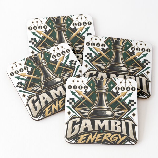 Item preview, Gambit Energy Bold Queen Chess Strategy designed and sold by KnightVibe.