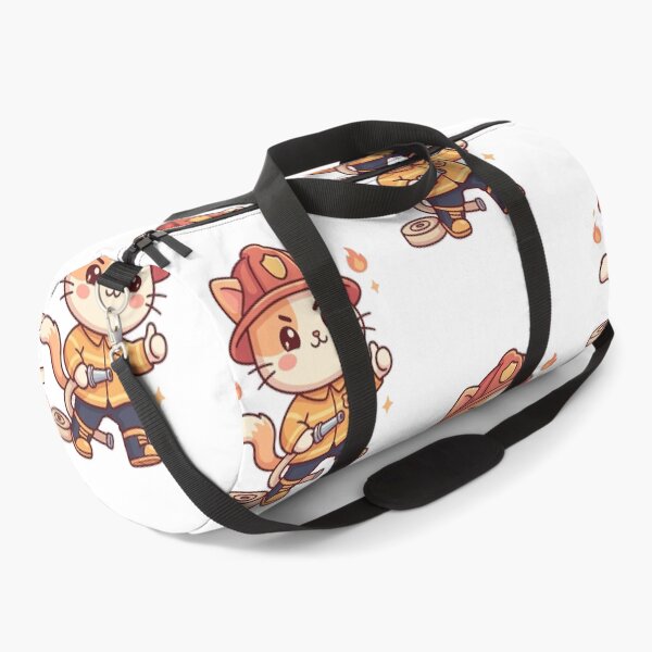 Item preview, Cute Firefighter Cat Ready To Rescue designed and sold by HoopeStylee.