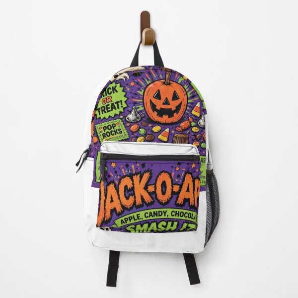 Item preview, Retro Jack-O-Apple Trick or Treat bag design designed and sold by Jackoapple.
