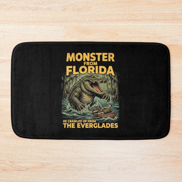 Item preview, Monster From Florida Retro Horror Movie Parody Alligator  designed and sold by Milasneeze.