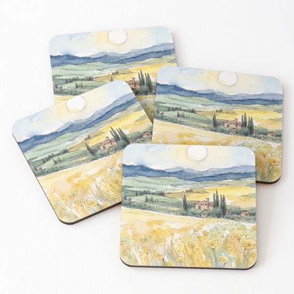 Item preview, Rapeseed field in Tuscany designed and sold by sid1802.