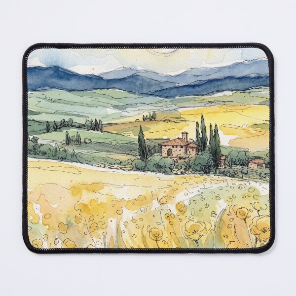 Item preview, Rapeseed field in Tuscany designed and sold by sid1802.
