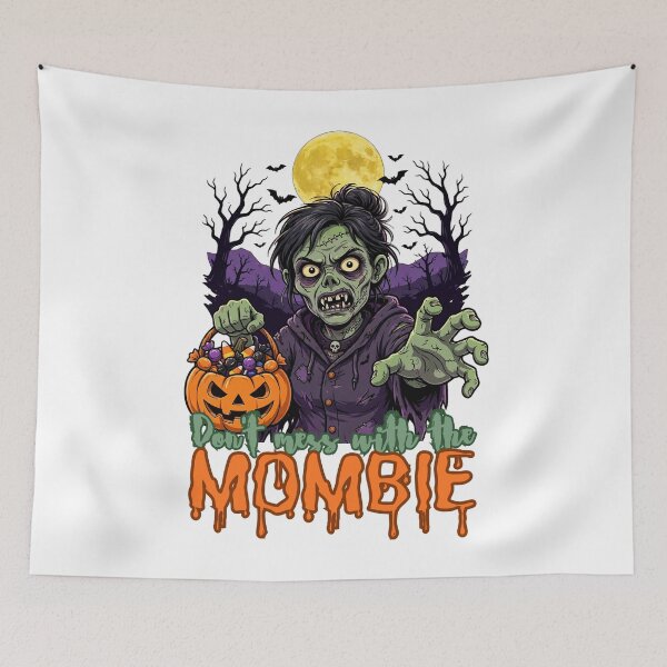 Item preview, Don't Mess With The Mombie - Funny Zombie Mom Halloween designed and sold by Neurospicy Trolls.