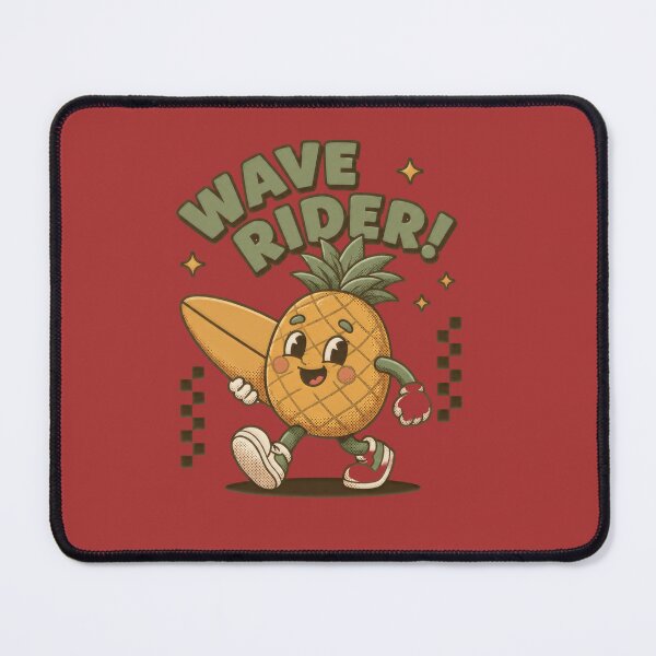 Item preview, Retro Surfer Pineapple | Vintage Wave Rider & Beach Mascot designed and sold by RiderSpoon.