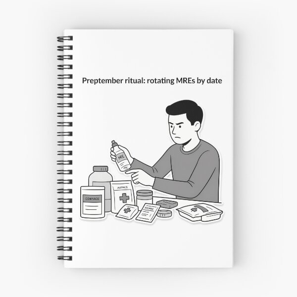 Item preview, Determined Prepper Checking Supplies designed and sold by NiftyWrx.