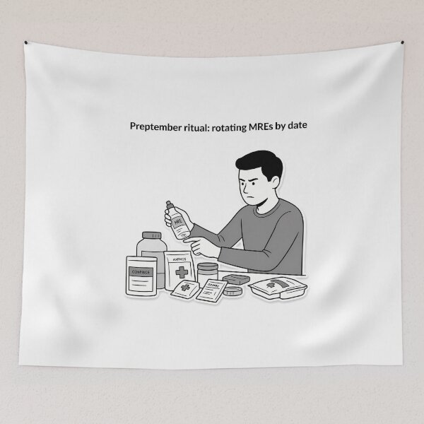 Item preview, Determined Prepper Checking Supplies designed and sold by NiftyWrx.