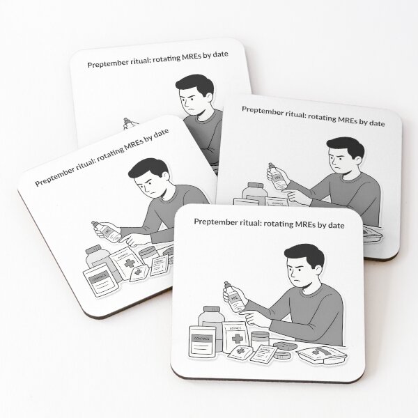 Item preview, Determined Prepper Checking Supplies designed and sold by NiftyWrx.