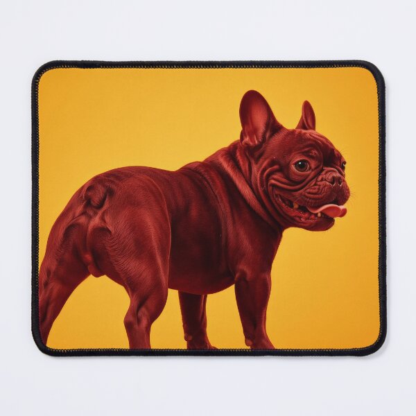 Item preview, Power Stance – Glossy Red French Bulldog designed and sold by Mario Rojas.