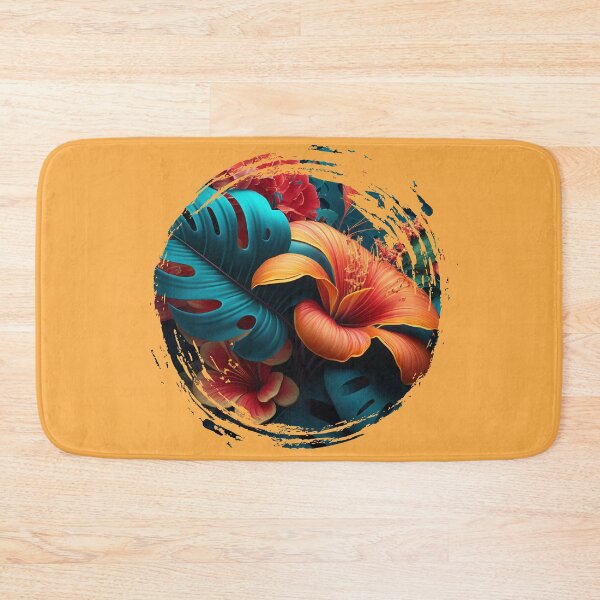 Item preview, Sunset Orange Hibiscus Flower designed and sold by SaltCraft.
