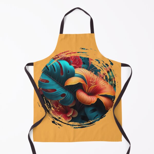 Item preview, Sunset Orange Hibiscus Flower designed and sold by SaltCraft.