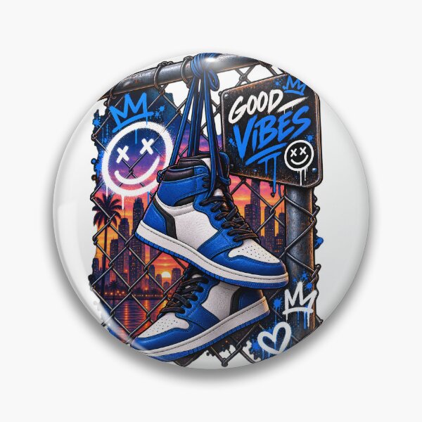 Item preview, Good Vibes Urban Sneaker Streetwear Graffiti designed and sold by TinyWeird.