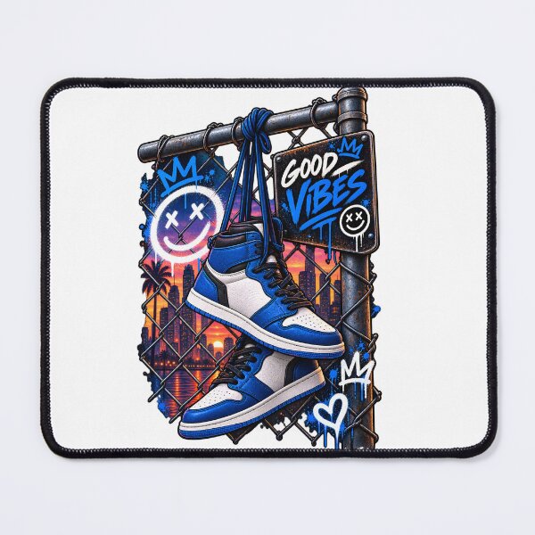 Item preview, Good Vibes Urban Sneaker Streetwear Graffiti designed and sold by TinyWeird.