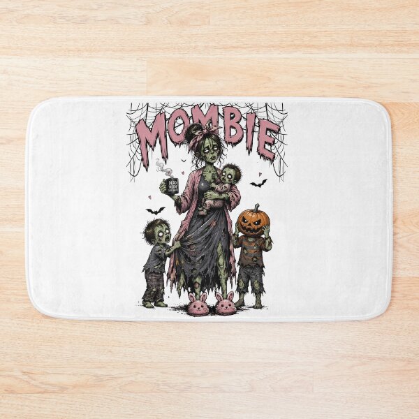 Item preview, Mombie - Dead Inside But Caffeinated - Funny Zombie Mom Halloween designed and sold by Neurospicy Trolls.