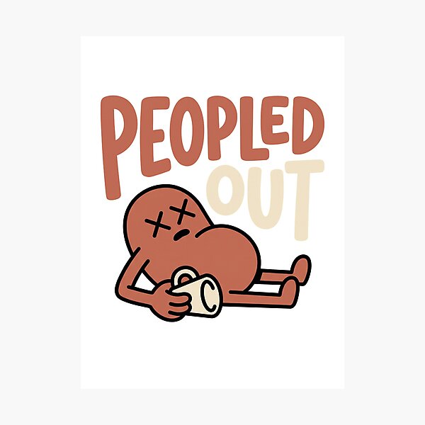 Item preview, Peopled Out designed and sold by Aliumcollection.