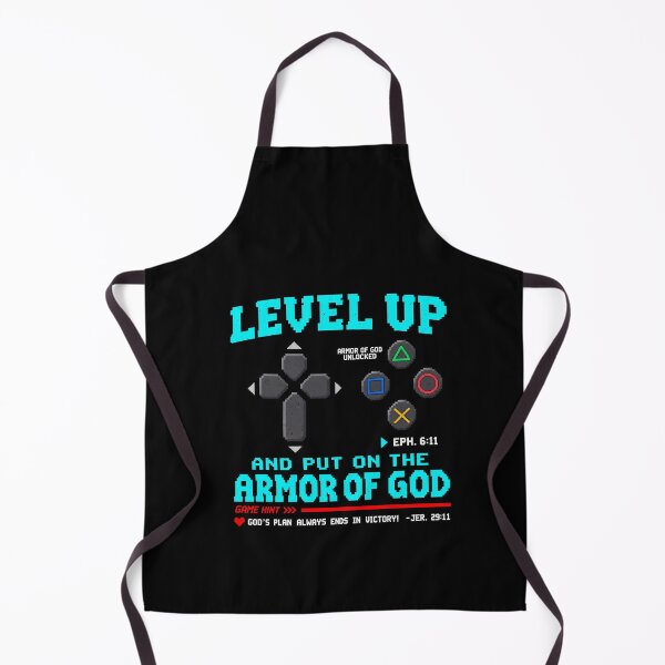 Item preview, Christian Gamer Level Up Armor Of God Unlocked designed and sold by elderberry.